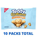 TEDDY GRAHAMS Honey Graham Snacks – Kids Snack Packs, 10-Pack