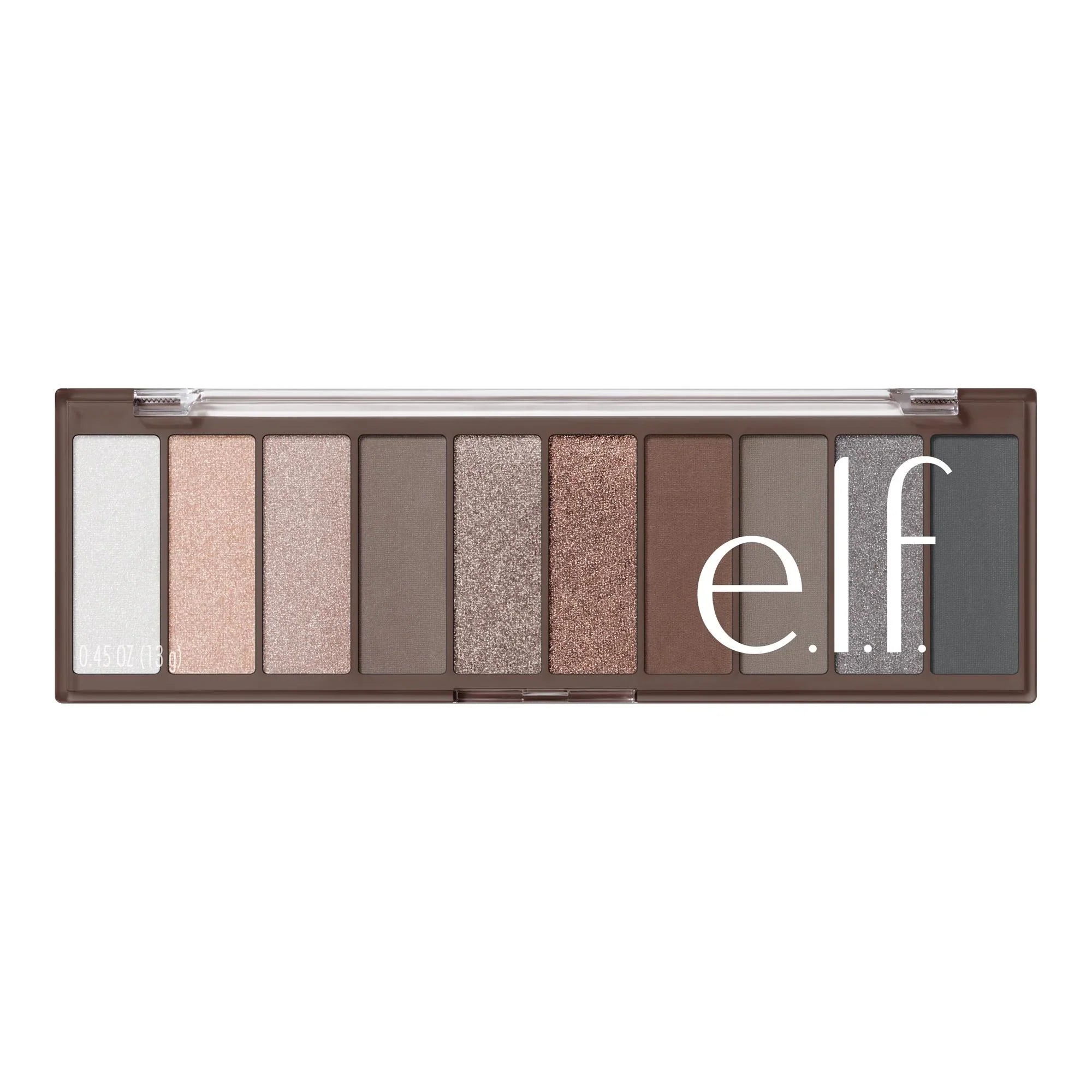 e.l.f. Perfect 10 Eyeshadow Palette – Everyday Smoky, 10 Neutral & Smoky Shades