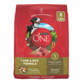Purina ONE Lamb & Rice Formula Dry Dog Food – High Protein Nutrition for Adult Dogs, 8 lb Bag