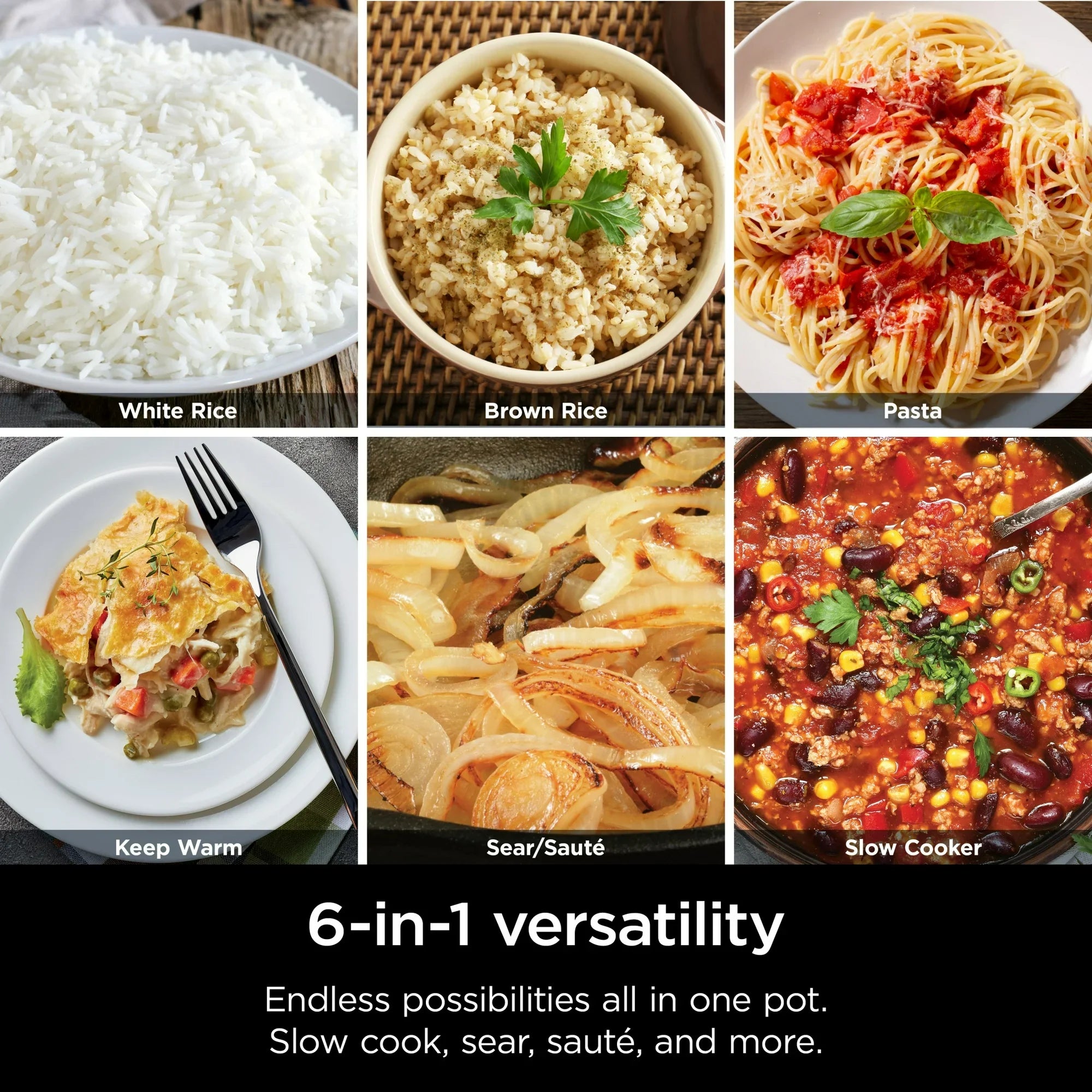 Ninja Everyday 10-in-1 PossibleCooker MC1100 – 6.5 Qt Multi-Cooker for Pressure Cooking, Slow Cooking, and More, White